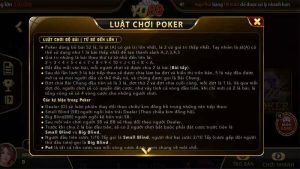 Hướng dẫn cách chơi poker Yo88